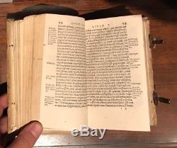 WOW! Gutenberg-Era Rare Medieval Book Cicero to His Family, Antique Zurich 1563