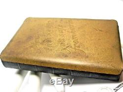 WW 2 II Heart Shield Bullet Proof Steel Metal Cover Rare Antique Bible