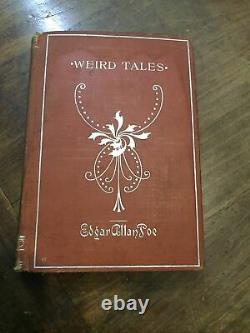 Weird Tales 1895 By Edgar Allan Poe Antique Book Rare