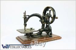 Willcox & Gibbs antique, sewing machine rare incl instructions book