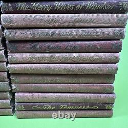 William Shakespeare Set Of 36 Mini Books Hardcover ANTIQUE RARE