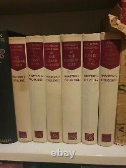 Winston Churchill Complete Book Collection Antique And Rare