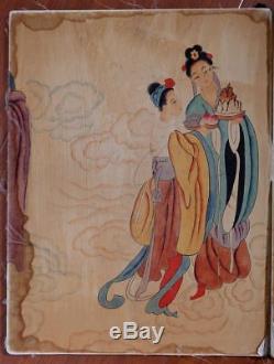 Wonderful Rare Old China Hand Painting Figures FouDao Book Marks WuDaoZi KK495