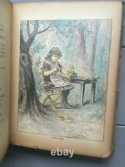 X/RARE Antique Book 1899 SANTA CLAUS' GIFTS Illustrated CONKEY