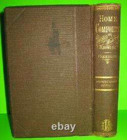 X Rare Book Victorian House Guide Medical Furnishings Cookbook Beauty Recipes