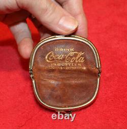 XX Rare Antique Original Coca Cola Change Purse Nice